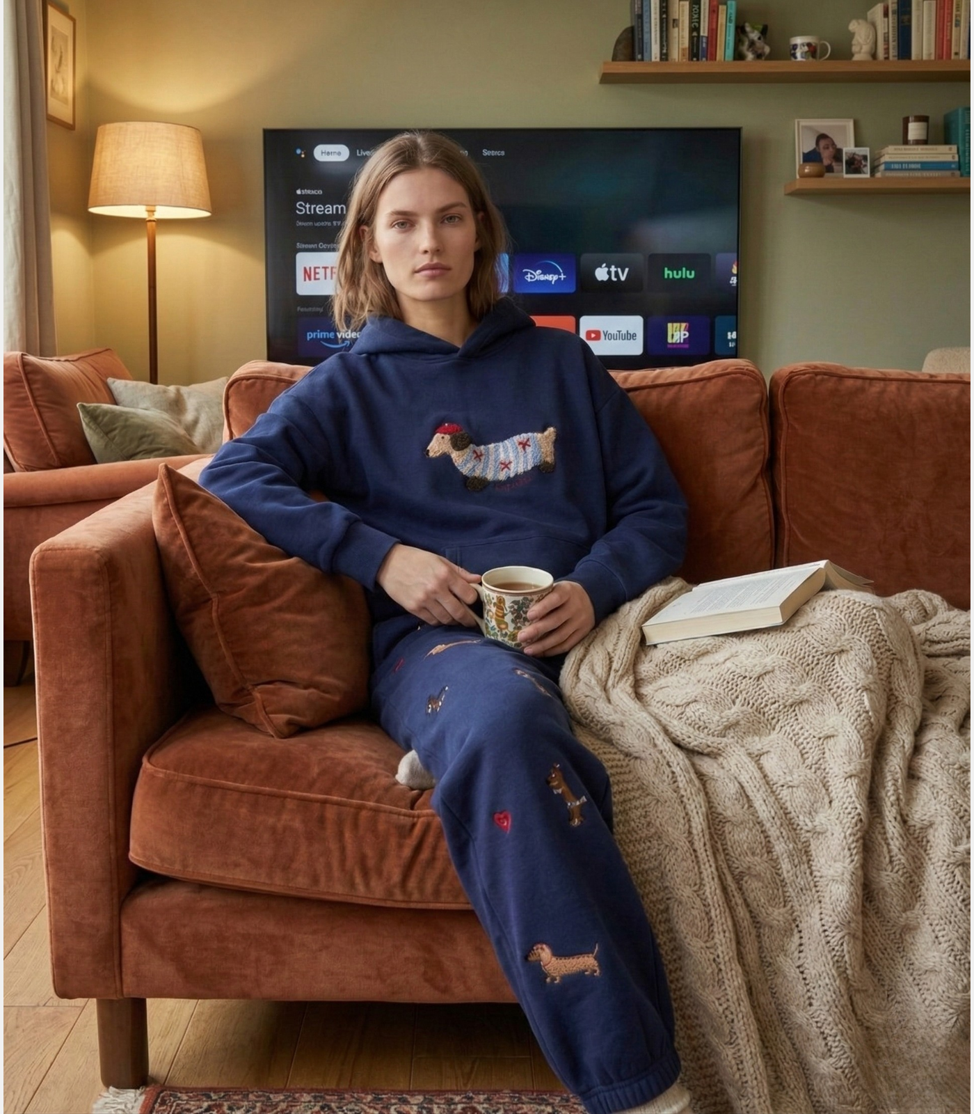 Stray® Kit Sweatshirt + Pants - Dark Blue